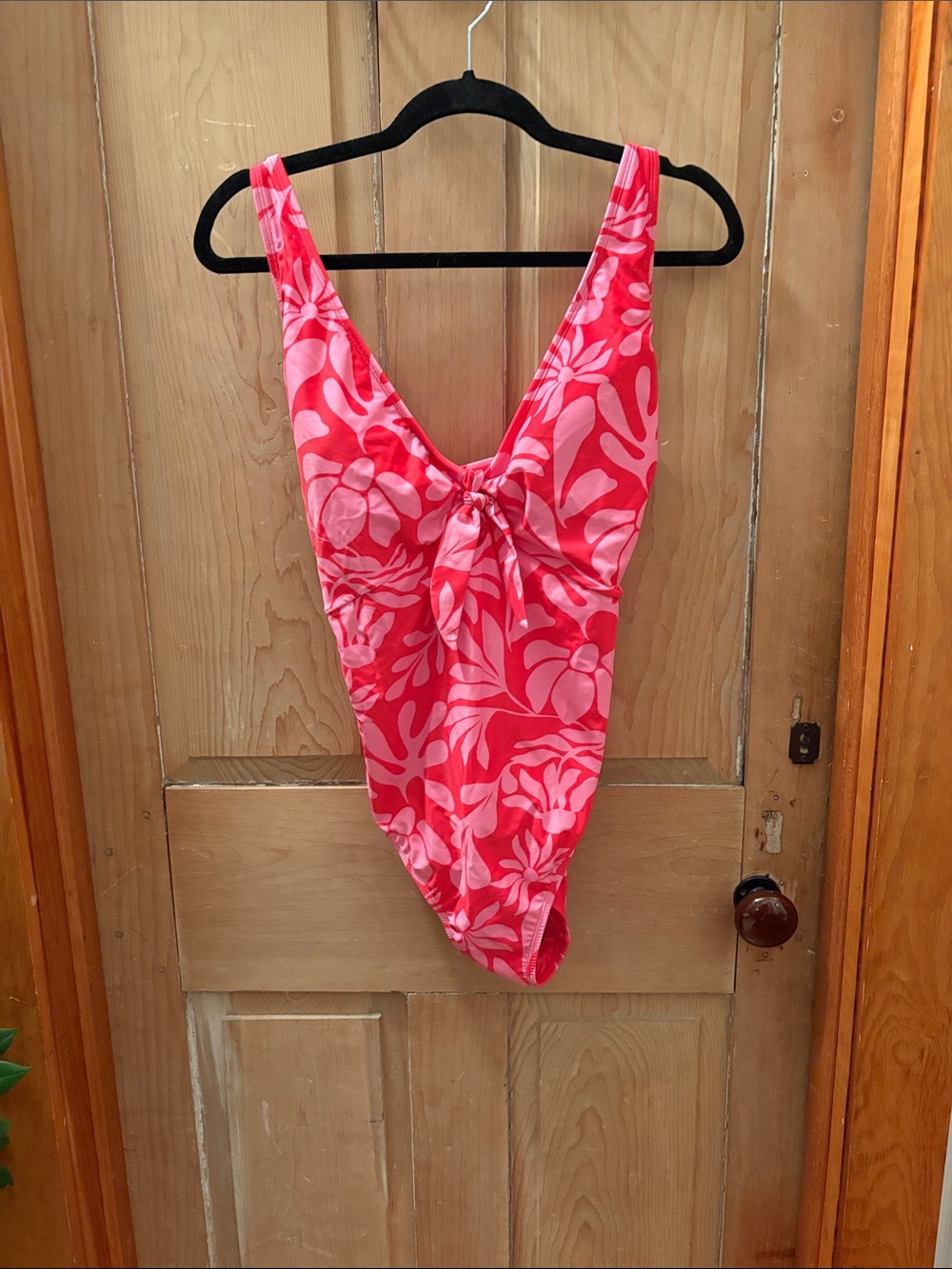 Shade & Shore Pink Floral One-Piece Swimsuit.
New With Tags